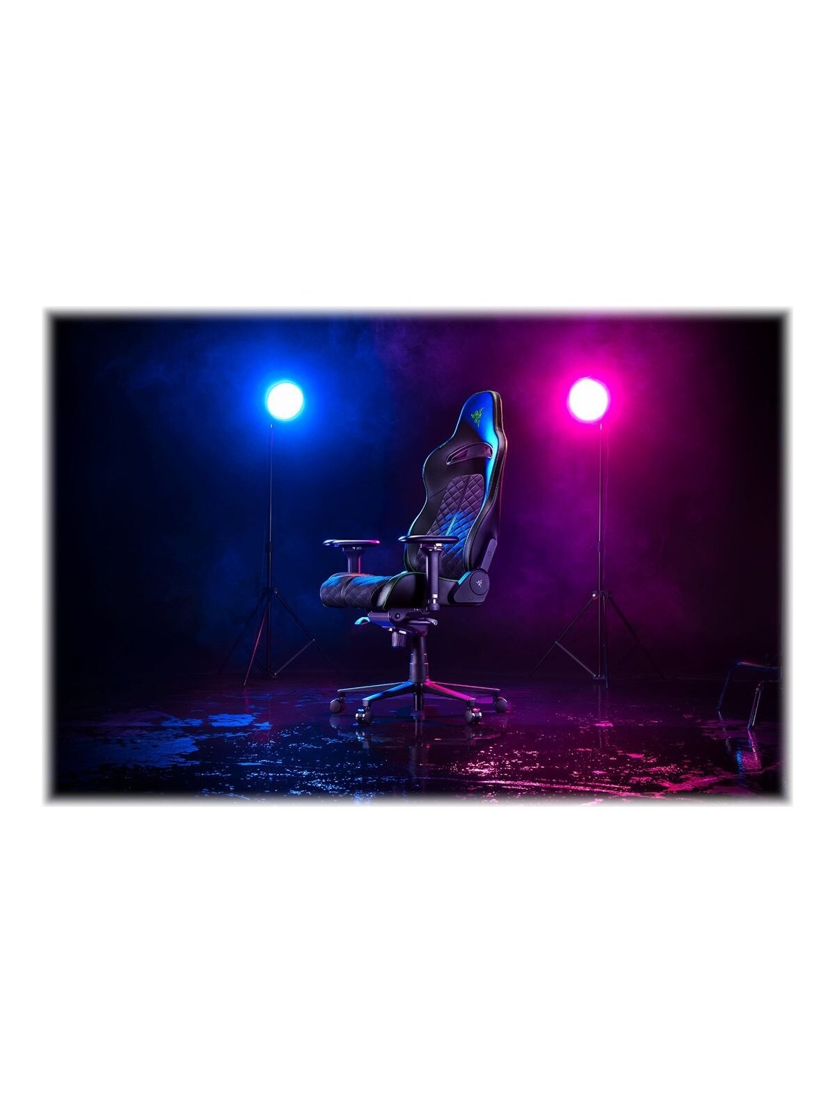 Razer Ergonomic Gaming Chair Enki EPU Synthetic Leather; Steel; Aluminium | Black/Green 2 Razer Ergonomic Gaming Chair Enki EPU Synthetic Leather; Steel; Aluminium | Black/Green 2