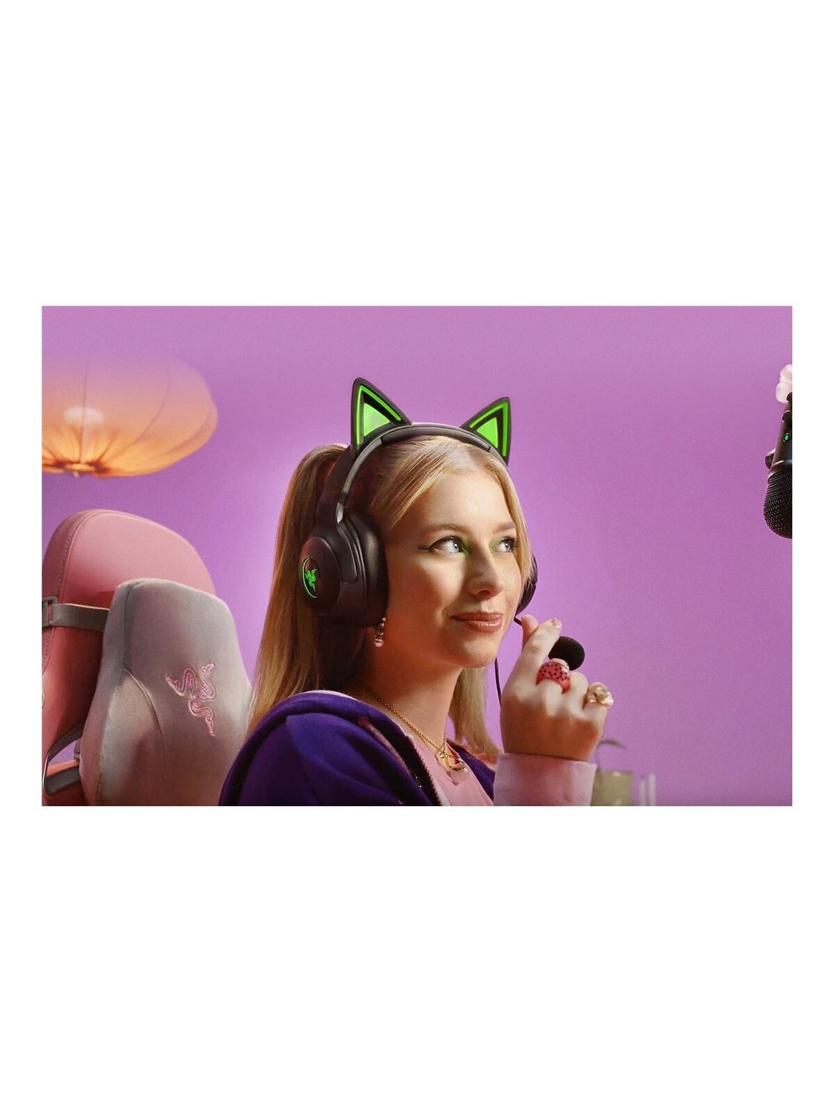 Razer | Headset | Kraken Kitty V2 | Yes | Wired | On-Ear | USB Type A | Black 4 Razer | Headset | Kraken Kitty V2 | Yes | Wired | On-Ear | USB Type A | Black 4