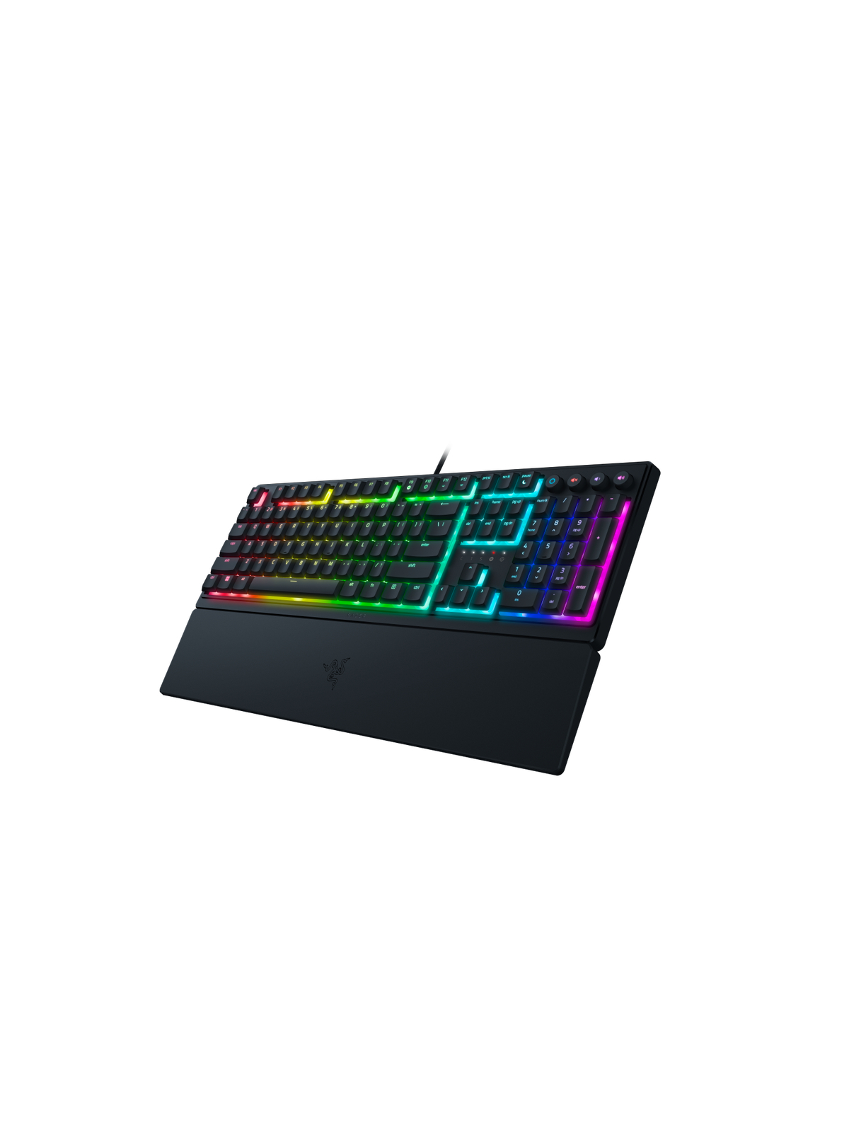 Razer | Ornata V3 | Gaming Keyboard | Wired | RGB LED light | US | Mecha-Membrane | Black 4