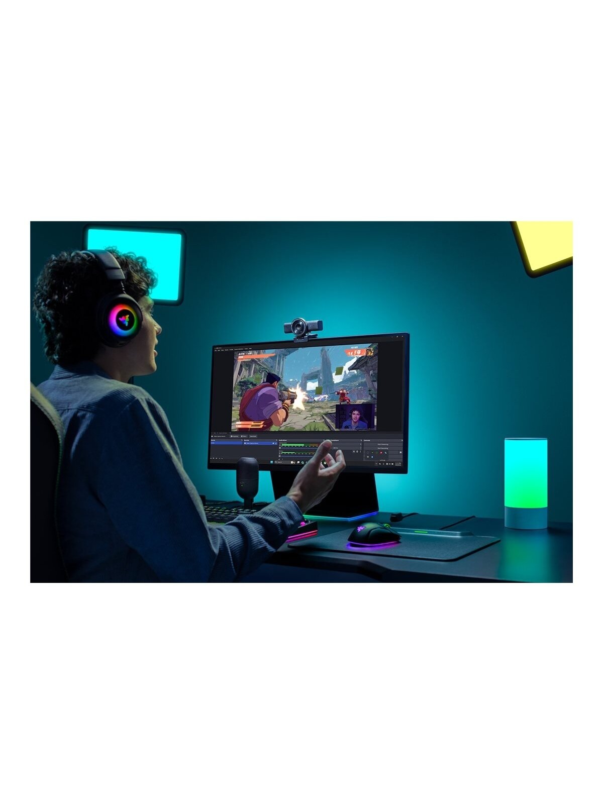 Razer | Webcam | Kiyo V2 X | 2560 x 1440 4 Razer | Webcam | Kiyo V2 X | 2560 x 1440 4