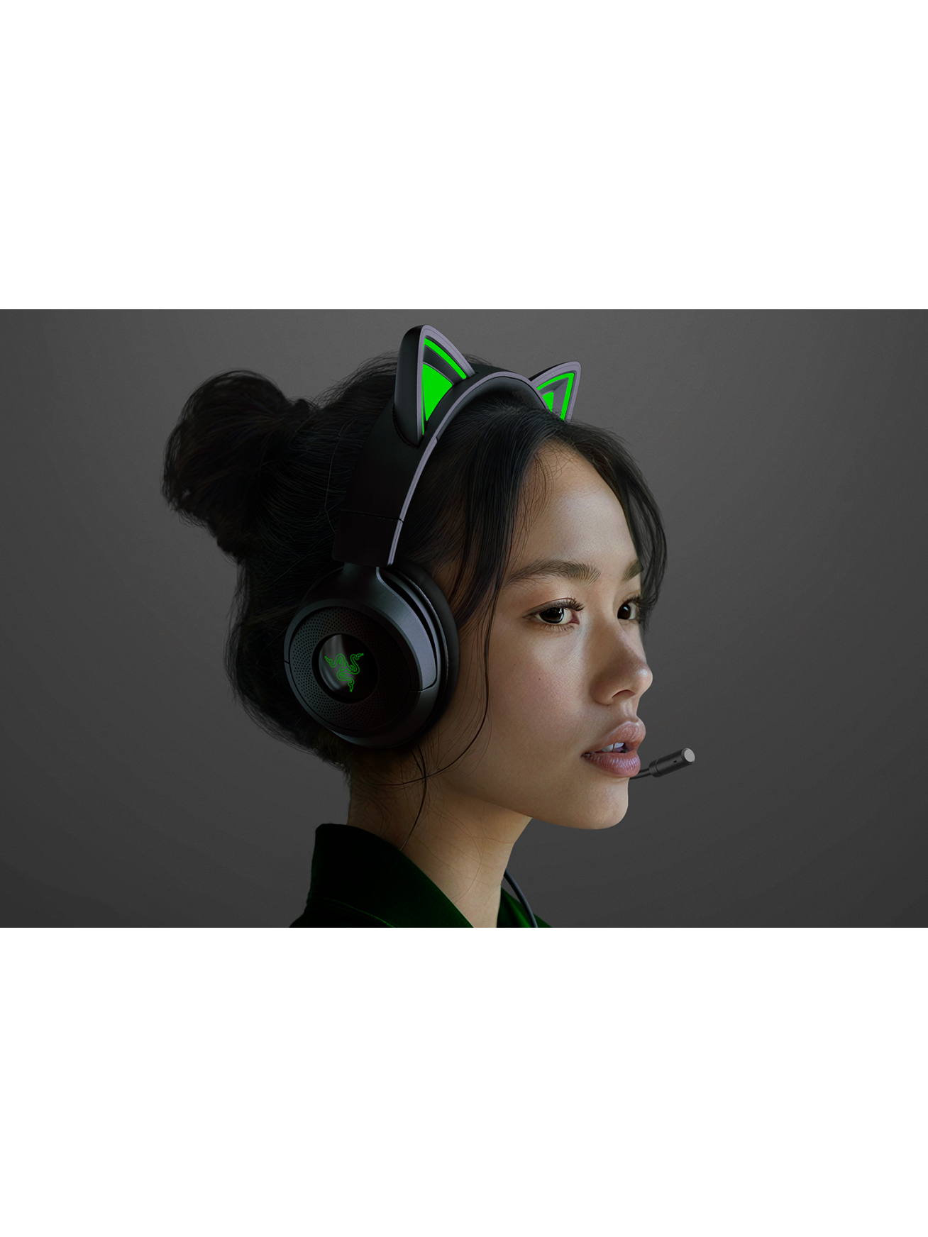 Razer Gaming Headset | Kraken Kitty V3 X | Wired | Over-Ear | Microphone | Black 5