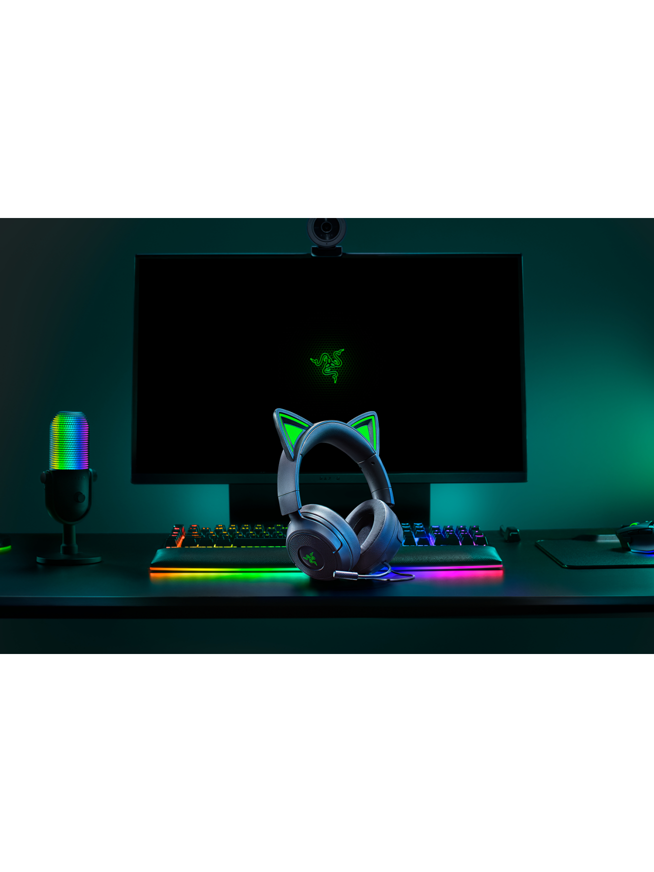 Razer Gaming Headset | Kraken Kitty V3 X | Wired | Over-Ear | Microphone | Black 4