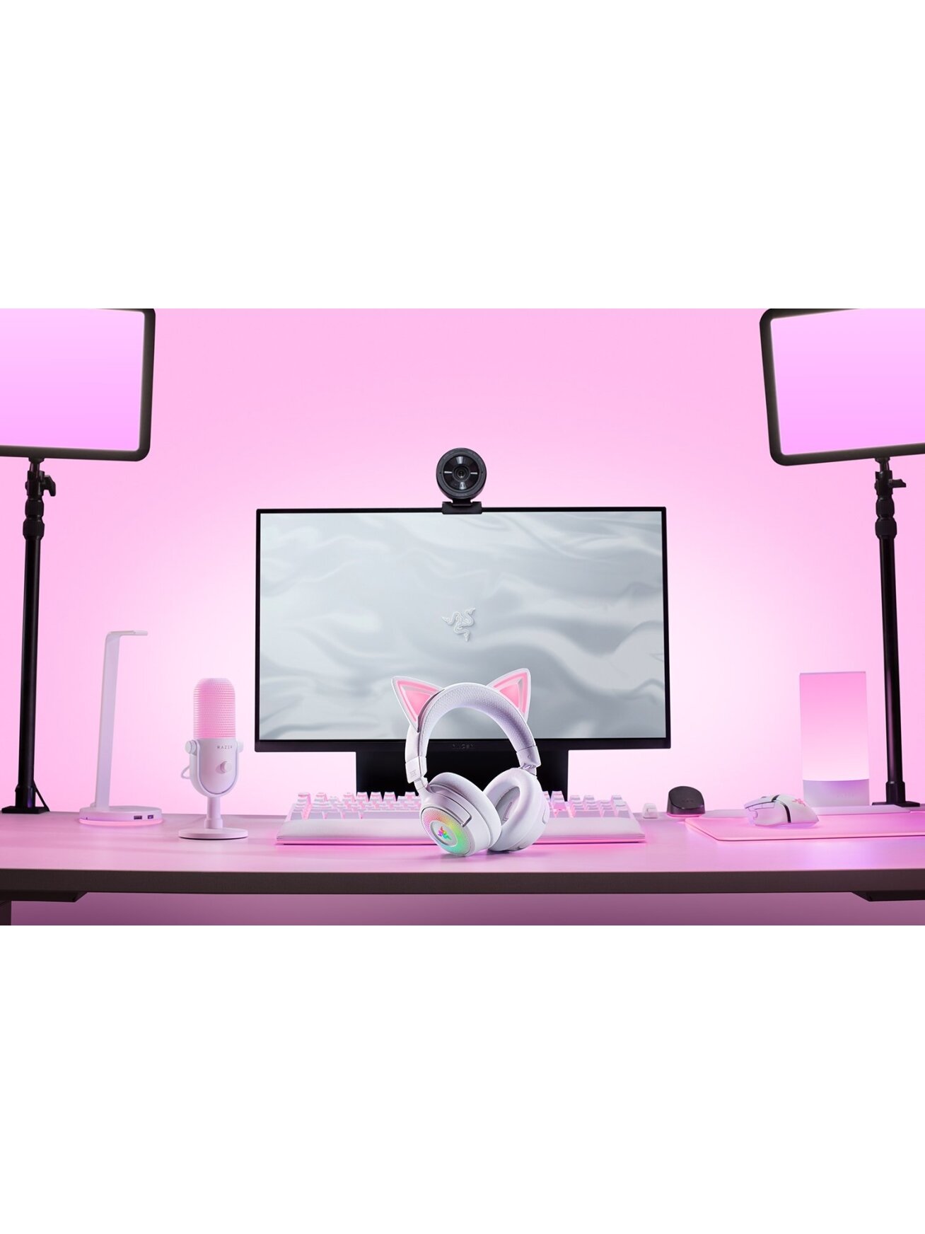 Razer | Headset | Kraken Kitty V3 Pro | Bluetooth | Over-Ear | White 5