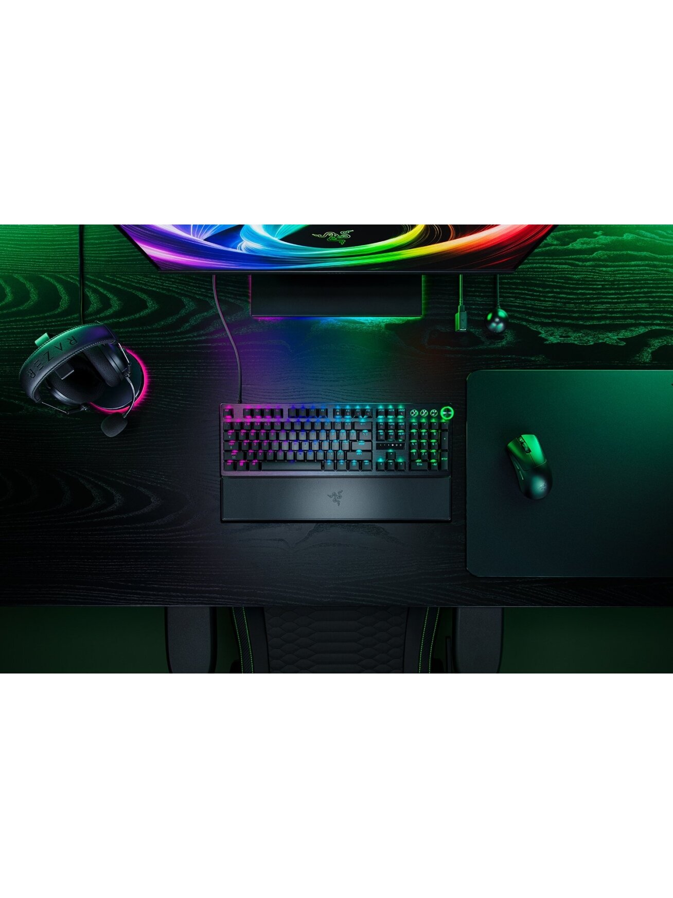Razer Huntsman V3 Pro 8KHz | Gaming keyboard | Wired | US | Razer Analog Optical Switch Gen-2 | Black 2 Razer Huntsman V3 Pro 8KHz | Gaming keyboard | Wired | US | Razer Analog Optical Switch Gen-2 | Black 2