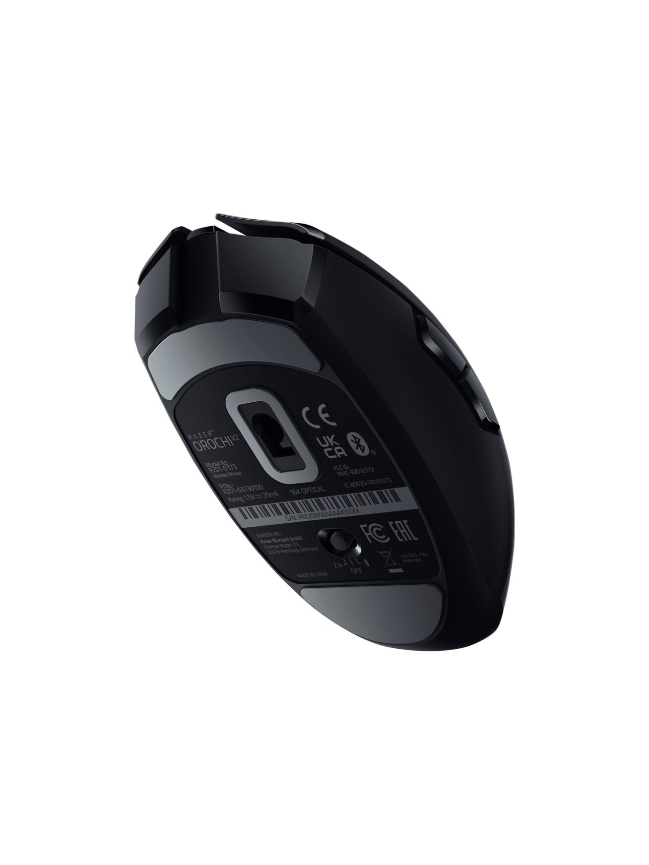 Razer Orochi V2 | Gaming Mouse | Black | 2.4 GHz, Bluetooth 7