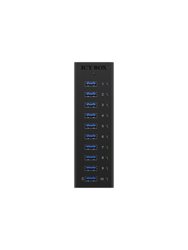 Raidsonic | 10 port USB 3.0 Hub | Icy Box IB-AC6110