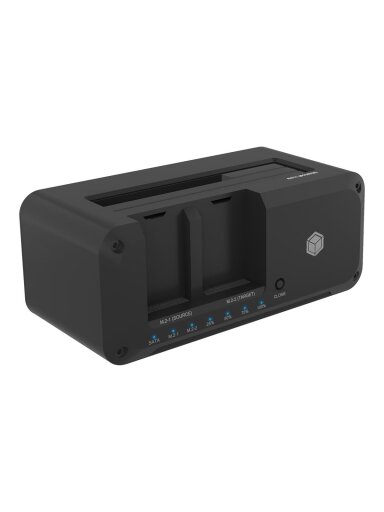 Raidsonic Cloning Station for SATA & M.2 HDDs/SSDs | IB-2924MSCL-C31