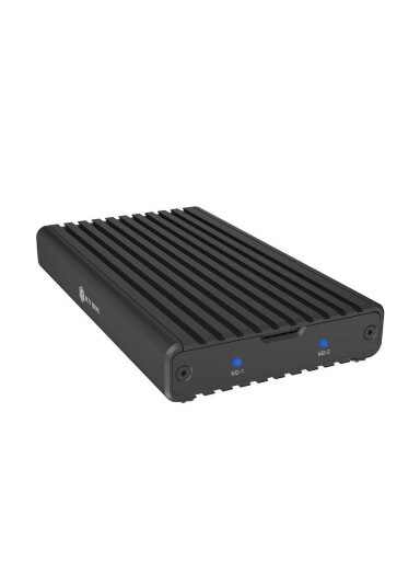 Raidsonic IB-2817M-C32 | Enclosure for 2x NVMe SSD with USB 3.2 Gen 2x2 Type-C connection Raidsonic IB-2817M-C32 | Enclosure for 2x NVMe SSD with USB 3.2 Gen 2x2 Type-C connection