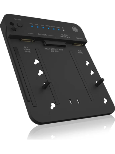 Raidsonic Icy Box Docking and Clone station for 2x M.2 NVMe SSD | IB-2913MCL-C31