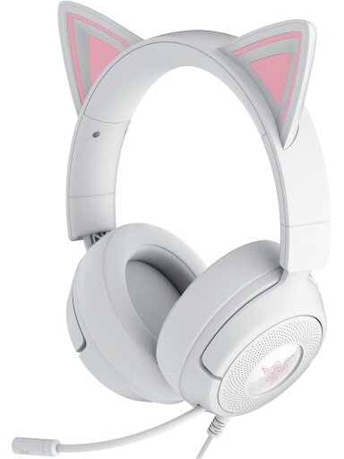 Razer Gaming Headset | Kraken Kitty V3 X | Wired | Over-Ear | Microphone | White