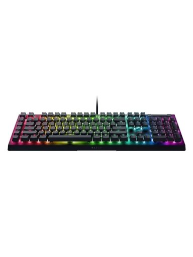 Razer | Mechanical Gaming Keyboard | BlackWidow V4 X | Mechanical Gaming Keyboard | Wired | US | Yellow Mechanical Switches (Linear) | Black