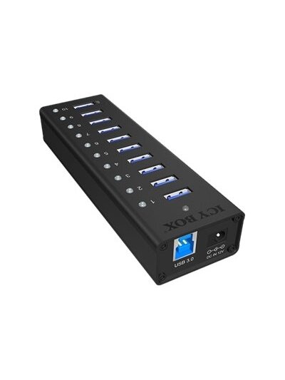 Raidsonic | 10 port USB 3.0 Hub | Icy Box IB-AC6110 3 Raidsonic | 10 port USB 3.0 Hub | Icy Box IB-AC6110 3