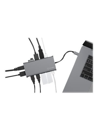 Raidsonic | 12-in-1 USB Type-C dock with PD 100W | BOX IB-DK4050-CPD | Dock | Ethernet LAN (RJ-45) ports 1 | USB 3.0 (3.1 Gen 1) Type-C ports quantity 1 | USB 3.0 (3.1 Gen 1) ports quantity 2 | HDMI ports quantity 2 | Ethernet LAN 3