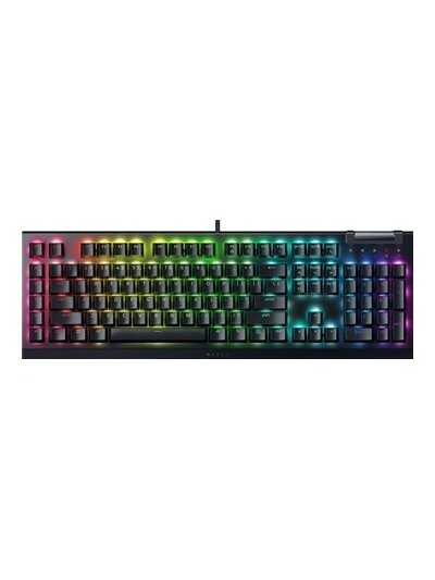 Razer | Mechanical Gaming Keyboard | BlackWidow V4 X | Mechanical Gaming Keyboard | Wired | US | Yellow Mechanical Switches (Linear) | Black Razer | Mechanical Gaming Keyboard | BlackWidow V4 X | Mechanical Gaming Keyboard | Wired | US | Yellow Mechanical Switches (Linear) | Black