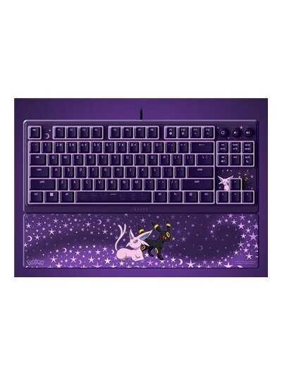 Razer Ornata V3 Tenkeyless | Gaming keyboard | Wired | US | Razer Mecha-Membrane Switches | Wrist Rest | Pokémon Espeon/Umbreon Edition Razer Ornata V3 Tenkeyless | Gaming keyboard | Wired | US | Razer Mecha-Membrane Switches | Wrist Rest | Pokémon Espeon/Umbreon Edition