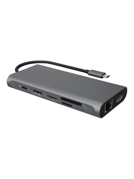 Raidsonic | 12-in-1 USB Type-C dock with PD 100W | BOX IB-DK4050-CPD | Dock | Ethernet LAN (RJ-45) ports 1 | USB 3.0 (3.1 Gen 1) Type-C ports quantity 1 | USB 3.0 (3.1 Gen 1) ports quantity 2 | HDMI ports quantity 2 | Ethernet LAN 1 Raidsonic | 12-in-1 USB Type-C dock with PD 100W | BOX IB-DK4050-CPD | Dock | Ethernet LAN (RJ-45) ports 1 | USB 3.0 (3.1 Gen 1) Type-C ports quantity 1 | USB 3.0 (3.1 Gen 1) ports quantity 2 | HDMI ports quantity 2 | Ethernet LAN 1