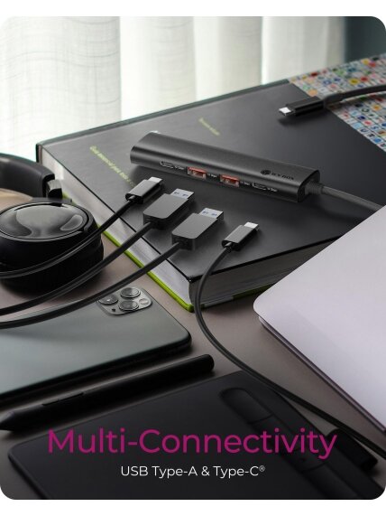 Raidsonic | 4-Port USB 3.2 Gen 2 Hub with Power Delivery | IB-HUB1437-CPD 2 Raidsonic | 4-Port USB 3.2 Gen 2 Hub with Power Delivery | IB-HUB1437-CPD 2