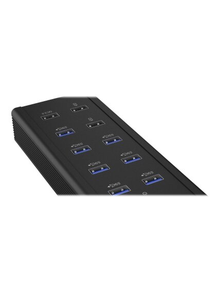 Raidsonic | 7-port Industrial hub | IB-HUB1703-QC3 | USB Type-A 5 Raidsonic | 7-port Industrial hub | IB-HUB1703-QC3 | USB Type-A 5