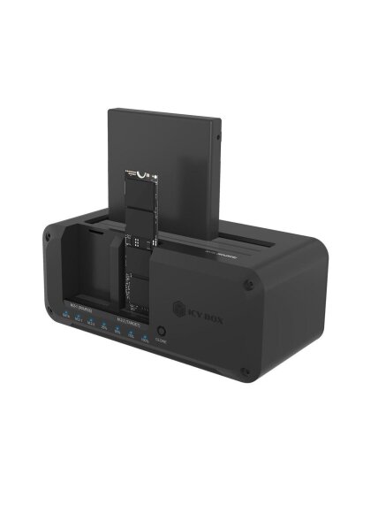 Raidsonic Cloning Station for SATA & M.2 HDDs/SSDs | IB-2924MSCL-C31 1 Raidsonic Cloning Station for SATA & M.2 HDDs/SSDs | IB-2924MSCL-C31 1