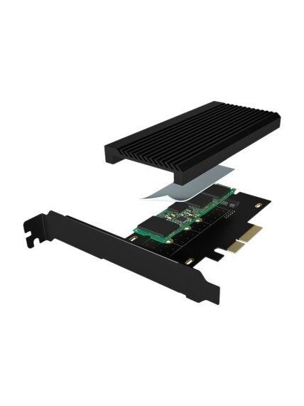Raidsonic | Converter for 1x HDD/SSD for PCIe x4 slot | IB-PCI208-HS | Black 2
