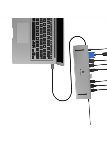Raidsonic Docking Station | IB-DK2106a-CPD | Ethernet LAN (RJ-45) ports 1 | VGA (D-Sub) ports quantity 1 | HDMI ports quantity 2 2 Raidsonic Docking Station | IB-DK2106a-CPD | Ethernet LAN (RJ-45) ports 1 | VGA (D-Sub) ports quantity 1 | HDMI ports quantity 2 2