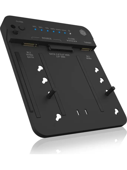 Raidsonic Icy Box Docking and Clone station for 2x M.2 NVMe SSD | IB-2913MCL-C31 1 Raidsonic Icy Box Docking and Clone station for 2x M.2 NVMe SSD | IB-2913MCL-C31 1