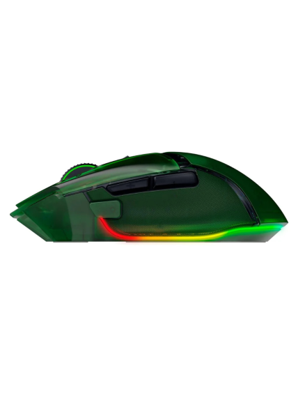 Razer | Basilisk V3 Pro 35K | Gaming Mouse | Wireless/Wired | Phantom Green Edition