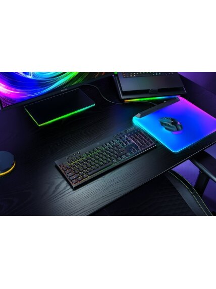 Razer | BlackWidow V4 Low-profile HyperSpeed | Gaming Keyboard | Wireless | US | Yellow Linear 1