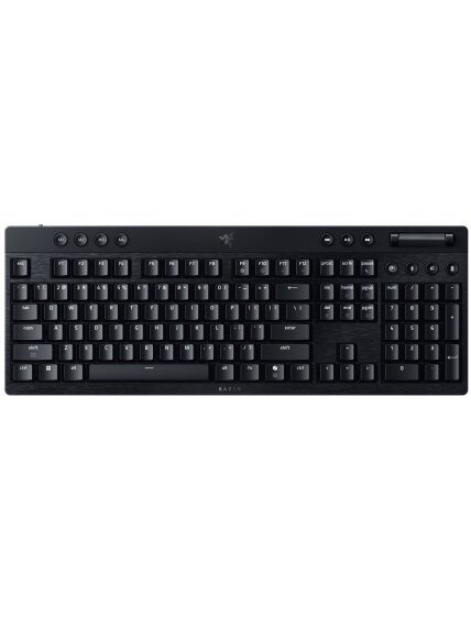 Razer | BlackWidow V4 Low-profile HyperSpeed | Gaming Keyboard | Wireless | US | Yellow Linear