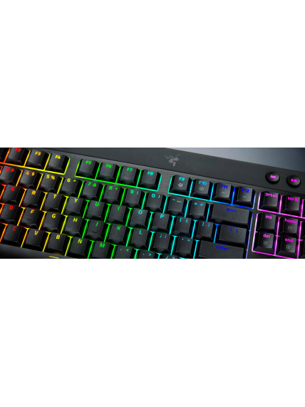 Razer | BlackWidow V4 Low-Profile HyperSpeed | Keyboard | Wireless | US | Bluetooth | Orange Switches | Black Razer | BlackWidow V4 Low-Profile HyperSpeed | Keyboard | Wireless | US | Bluetooth | Orange Switches | Black