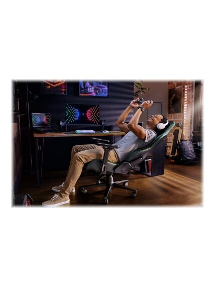 Razer Ergonomic Gaming Chair Enki EPU Synthetic Leather; Steel; Aluminium | Black/Green 1 Razer Ergonomic Gaming Chair Enki EPU Synthetic Leather; Steel; Aluminium | Black/Green 1