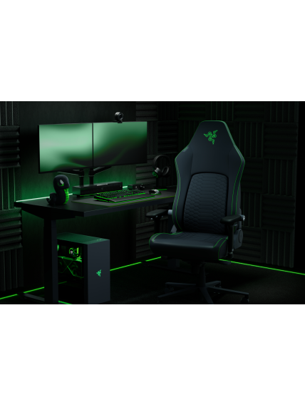Razer Ergonomic Gaming Chair with Breathable Comfort | Iskur V2 NewGen | Black/Green 2 Razer Ergonomic Gaming Chair with Breathable Comfort | Iskur V2 NewGen | Black/Green 2