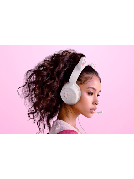Razer Gaming Headset | Kraken Kitty V3 X | Wired | Over-Ear | Microphone | White 5