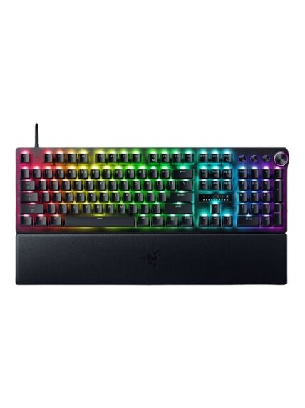 Razer Huntsman V3 Pro 8KHz | Gaming keyboard | Wired | US | Razer Analog Optical Switch Gen-2 | Black Razer Huntsman V3 Pro 8KHz | Gaming keyboard | Wired | US | Razer Analog Optical Switch Gen-2 | Black