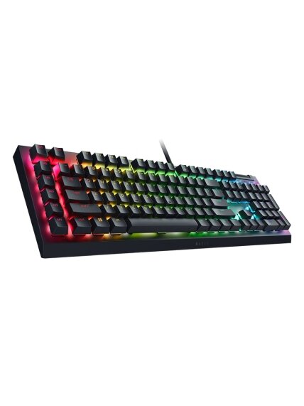 Razer | Mechanical Gaming Keyboard | BlackWidow V4 X | Mechanical Gaming Keyboard | Wired | US | Yellow Mechanical Switches (Linear) | Black 4