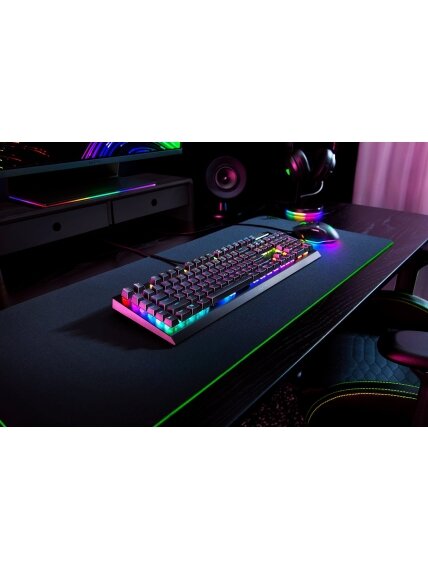 Razer | Mechanical Gaming Keyboard | BlackWidow V4 X | Mechanical Gaming Keyboard | Wired | US | Yellow Mechanical Switches (Linear) | Black 6 Razer | Mechanical Gaming Keyboard | BlackWidow V4 X | Mechanical Gaming Keyboard | Wired | US | Yellow Mechanical Switches (Linear) | Black 6