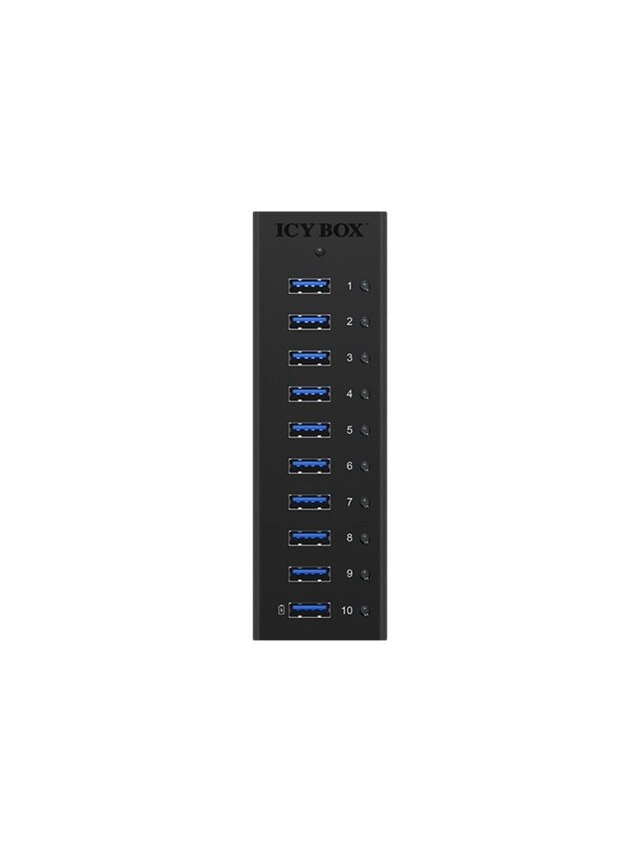 Raidsonic | 10 port USB 3.0 Hub | Icy Box IB-AC6110 Raidsonic | 10 port USB 3.0 Hub | Icy Box IB-AC6110