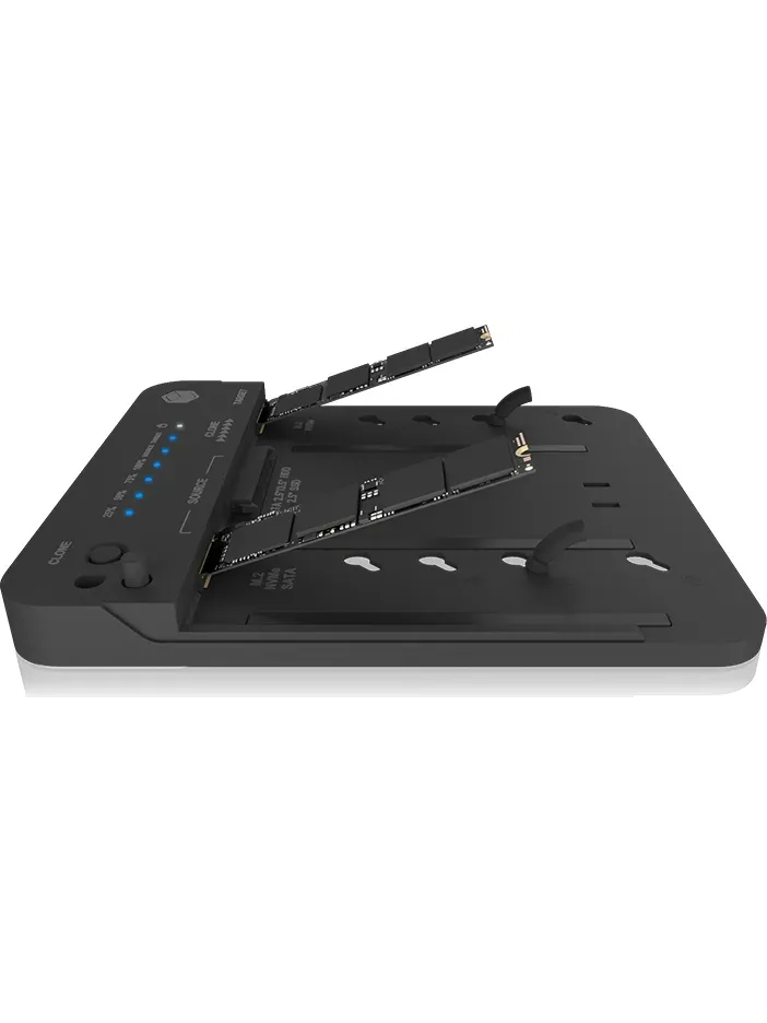 Raidsonic Icy Box Docking and Clone station for 2x M.2 NVMe SSD | IB-2913MCL-C31 2 Raidsonic Icy Box Docking and Clone station for 2x M.2 NVMe SSD | IB-2913MCL-C31 2