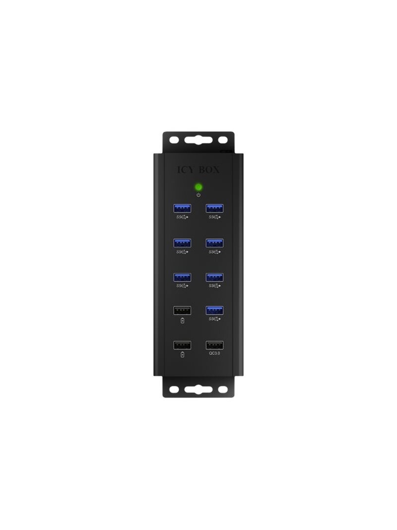 Raidsonic | 7-port Industrial hub | IB-HUB1703-QC3 | USB Type-A 1 Raidsonic | 7-port Industrial hub | IB-HUB1703-QC3 | USB Type-A 1