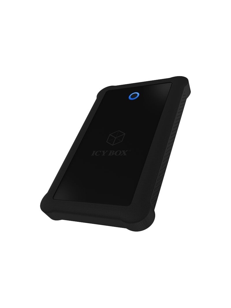 Raidsonic | ICY BOX | IB-233U3-B External enclosure for 2.5" SATA HDD/SSD with USB 3.0 interface and silicone protection sleeve | SATA I, II, III | USB 3.0 | 2.5"