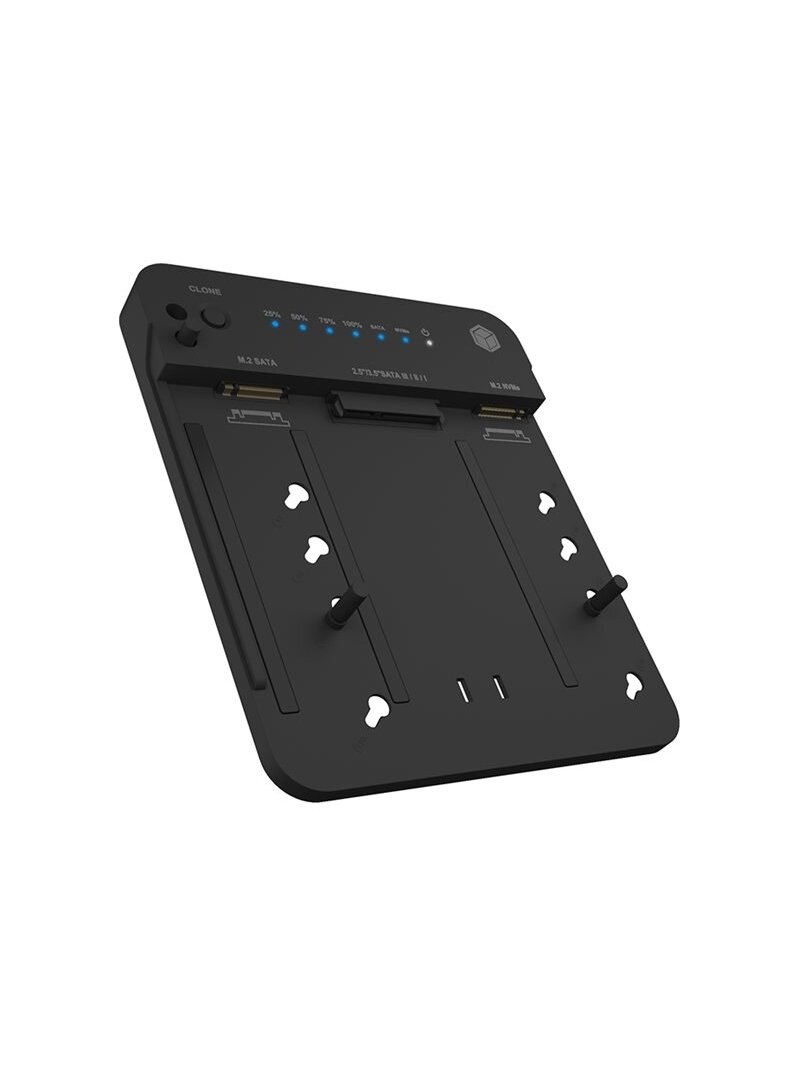 Raidsonic Icy Box IB-2915MSCL-C31 Docking & CloneStation for M.2 NVMe & M.2 SATA SSD & 2.5”/3.5” SATA SSD/HDD
