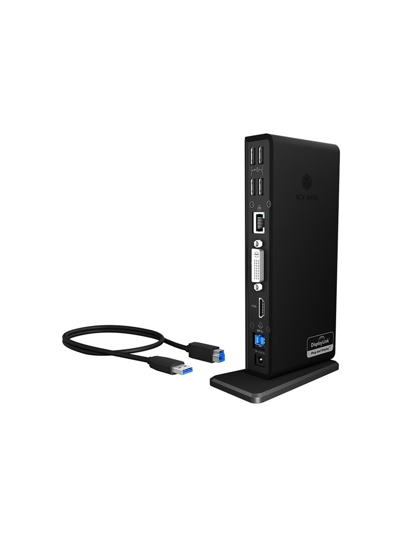 Raidsonic | ICY BOX | IB-DK2241AC Multi Docking Station | USB-A Dock | Warranty 12 month(s) 5 Raidsonic | ICY BOX | IB-DK2241AC Multi Docking Station | USB-A Dock | Warranty 12 month(s) 5