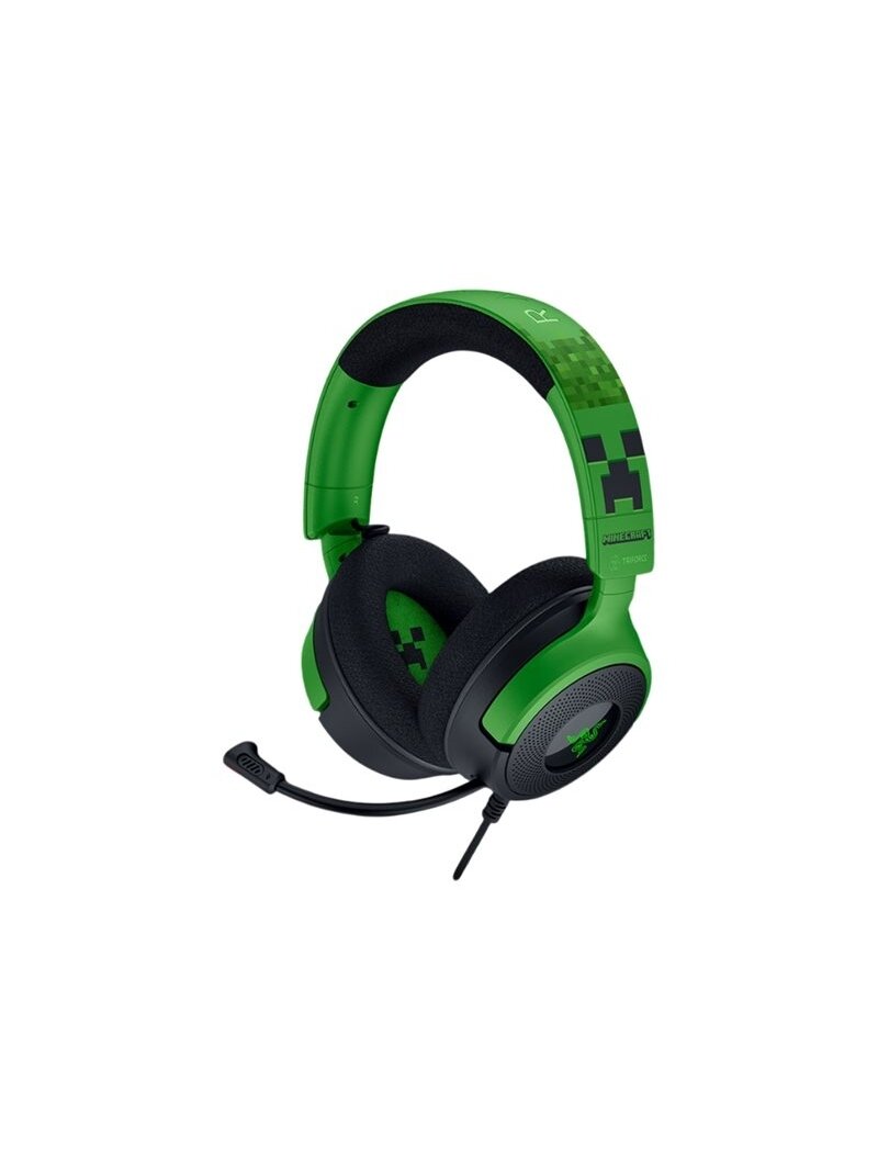 Razer Gaming Headset | Kraken V4 X | Wired | Over-Ear | Microphone | Minecraft Edition Razer Gaming Headset | Kraken V4 X | Wired | Over-Ear | Microphone | Minecraft Edition
