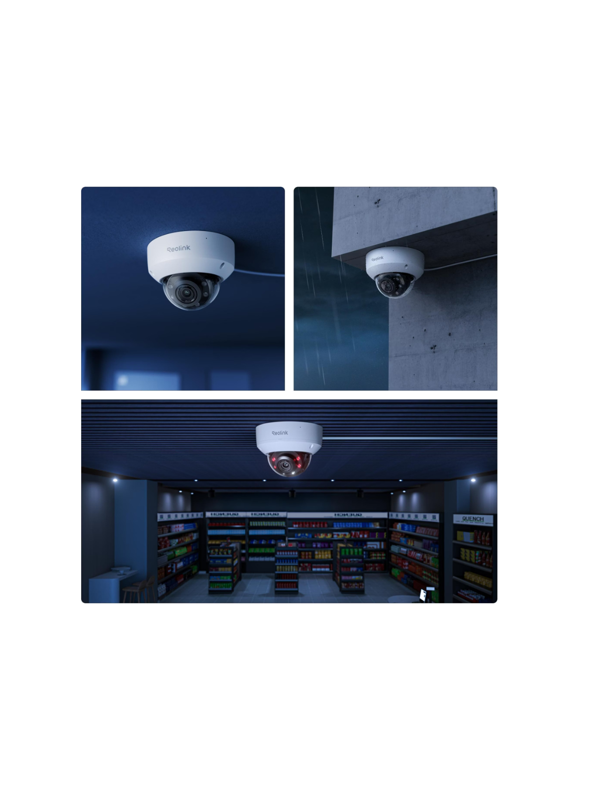 Reolink | 4K IK10 Vandal-Proof PoE Camera with 5X Optical Zoom | RP-PCV8MZ | Dome | 8 MP | F2.7-13.5mm/F1.6 | IP67 | H.265/H.264 | Micro SD, Max. 512 GB 1