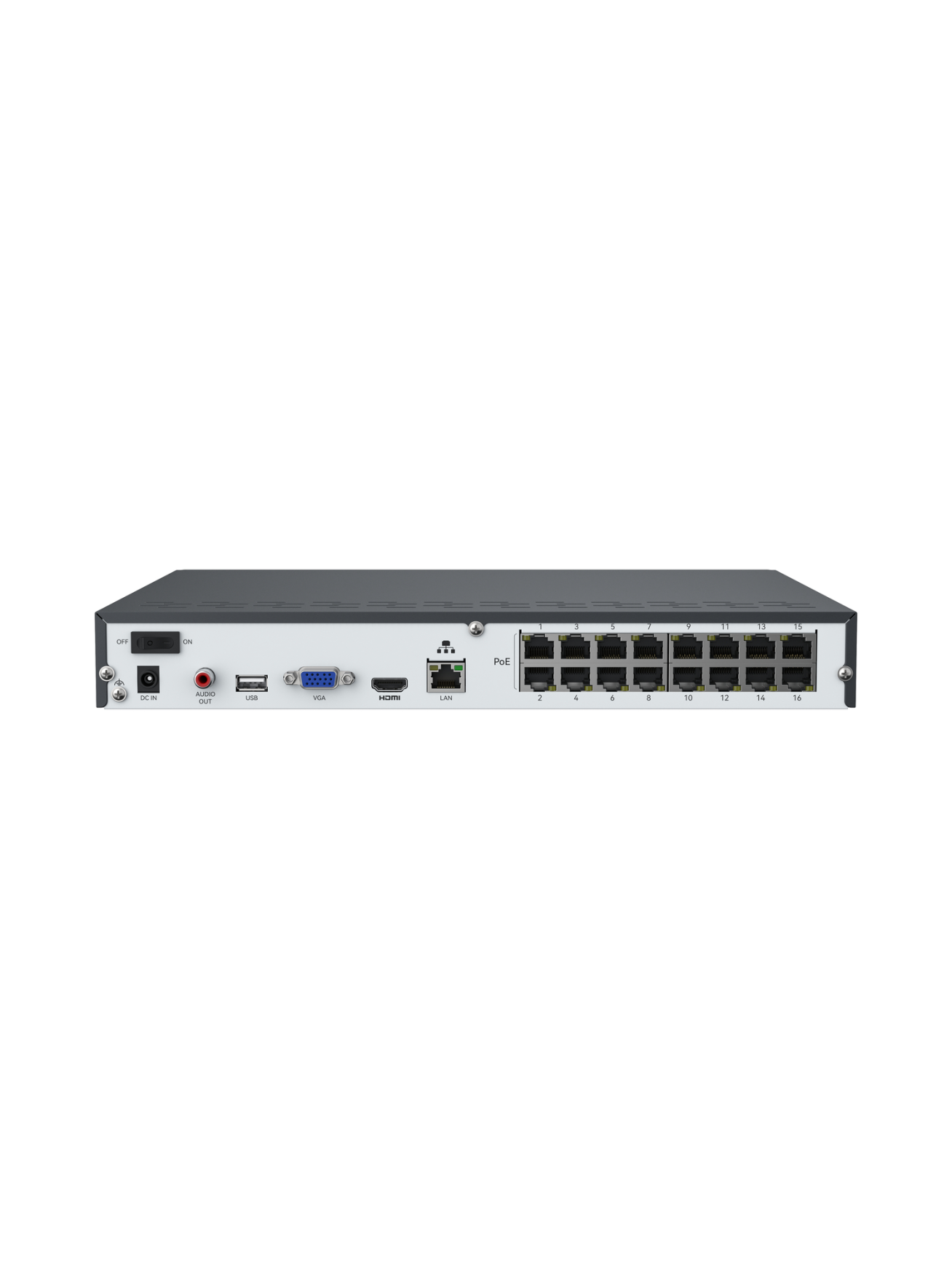 Reolink | PoE NVR for 24/7 Continuous Recording | NVS16 | 2 | 16-Channel 1 Reolink | PoE NVR for 24/7 Continuous Recording | NVS16 | 2 | 16-Channel 1