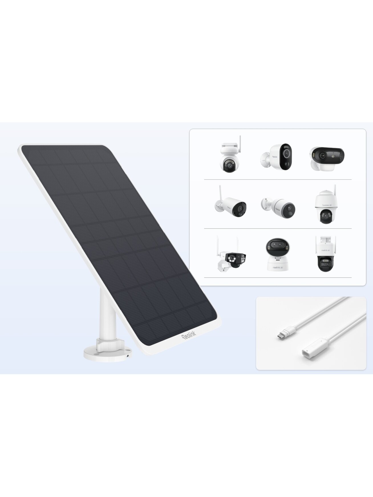 Reolink | Solar Panel 3 | SP3-W | IP65 2 Reolink | Solar Panel 3 | SP3-W | IP65 2