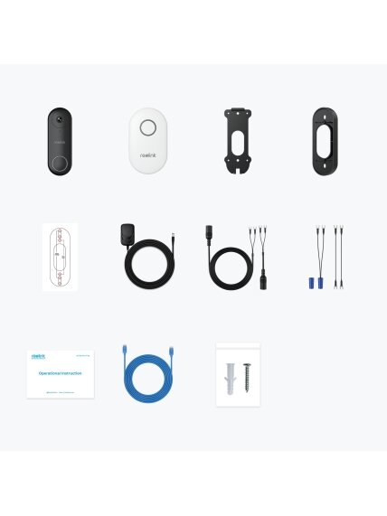 Reolink | D340W Smart 2K+ Wired WiFi Video Doorbell with Chime 4