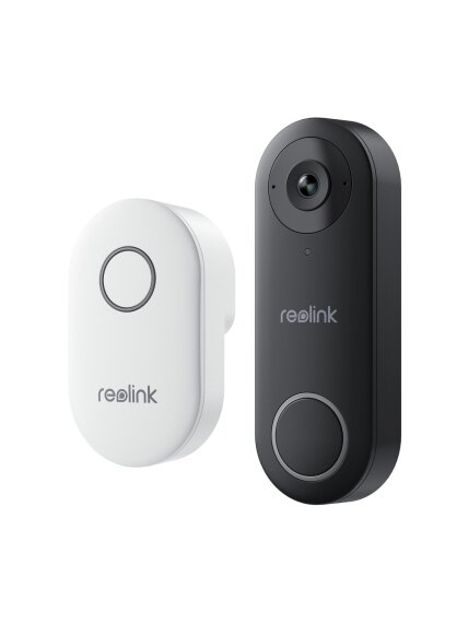 Reolink | D340W Smart 2K+ Wired WiFi Video Doorbell with Chime Reolink | D340W Smart 2K+ Wired WiFi Video Doorbell with Chime