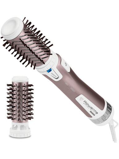 Rowenta | ACTIV PREMIUM CARE Hair Brush | CF9540 | Ceramic heating system | Ion conditioning | Barrel diameter 40 - 50 mm | Number of heating levels 2 | 1000 W | Styling comb | Metal cinnamon pink