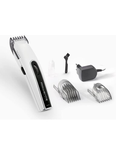 Rowenta | Hair Clipper | TN1400F0 | Cordless | Number of length steps 19 | White/Black Rowenta | Hair Clipper | TN1400F0 | Cordless | Number of length steps 19 | White/Black